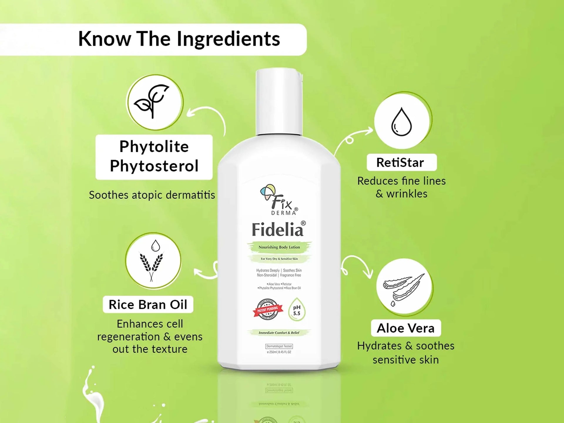 Fixderma Fidelia Nourishing Body Lotion 250Ml