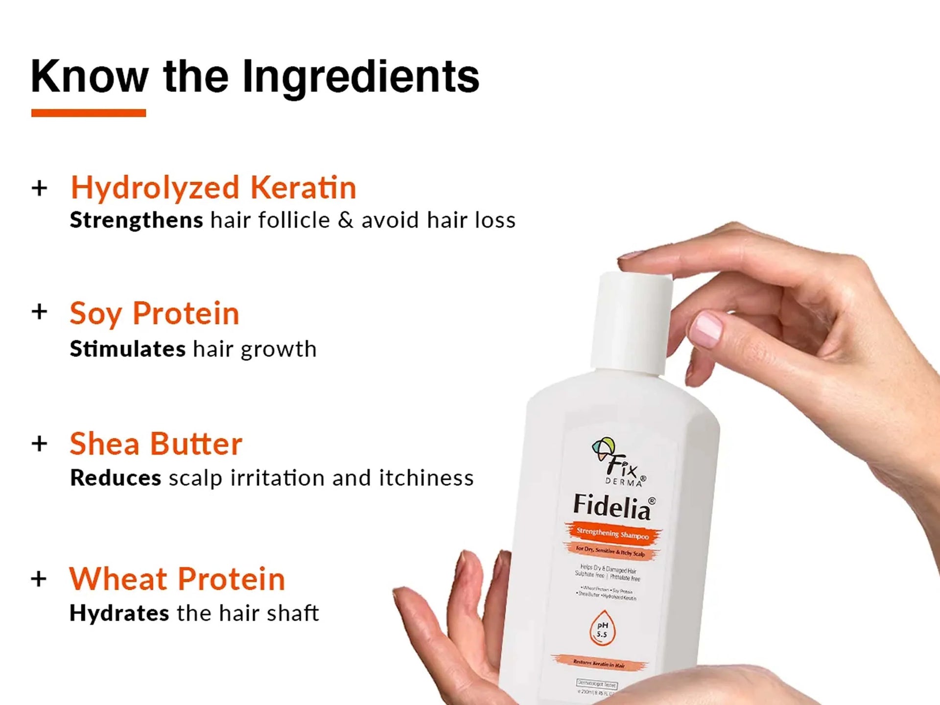 Fixderma Fidelia Strengthening Shampoo 250Ml