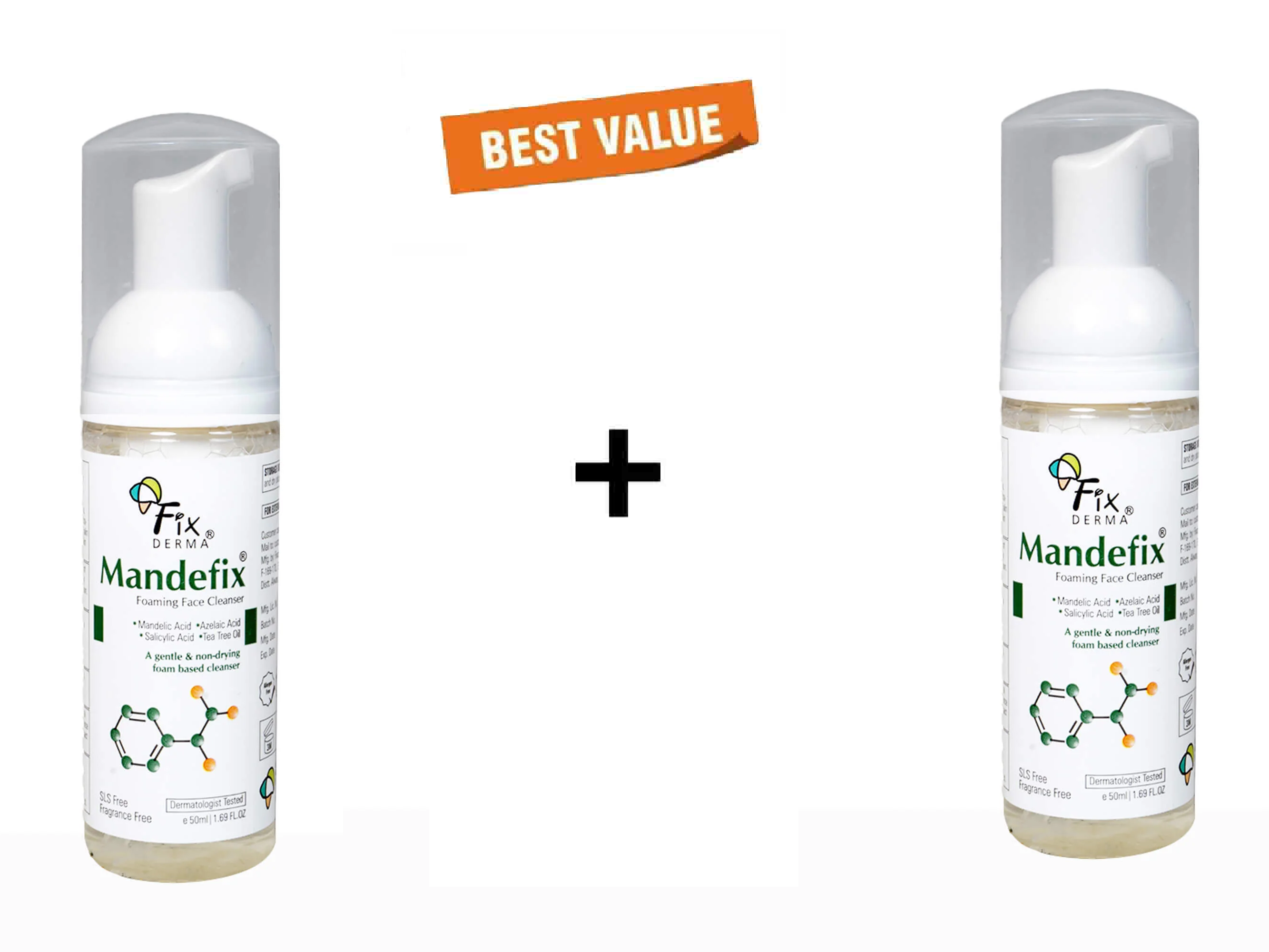 Fixderma Mandefix Foaming Face Cleanser 50Ml