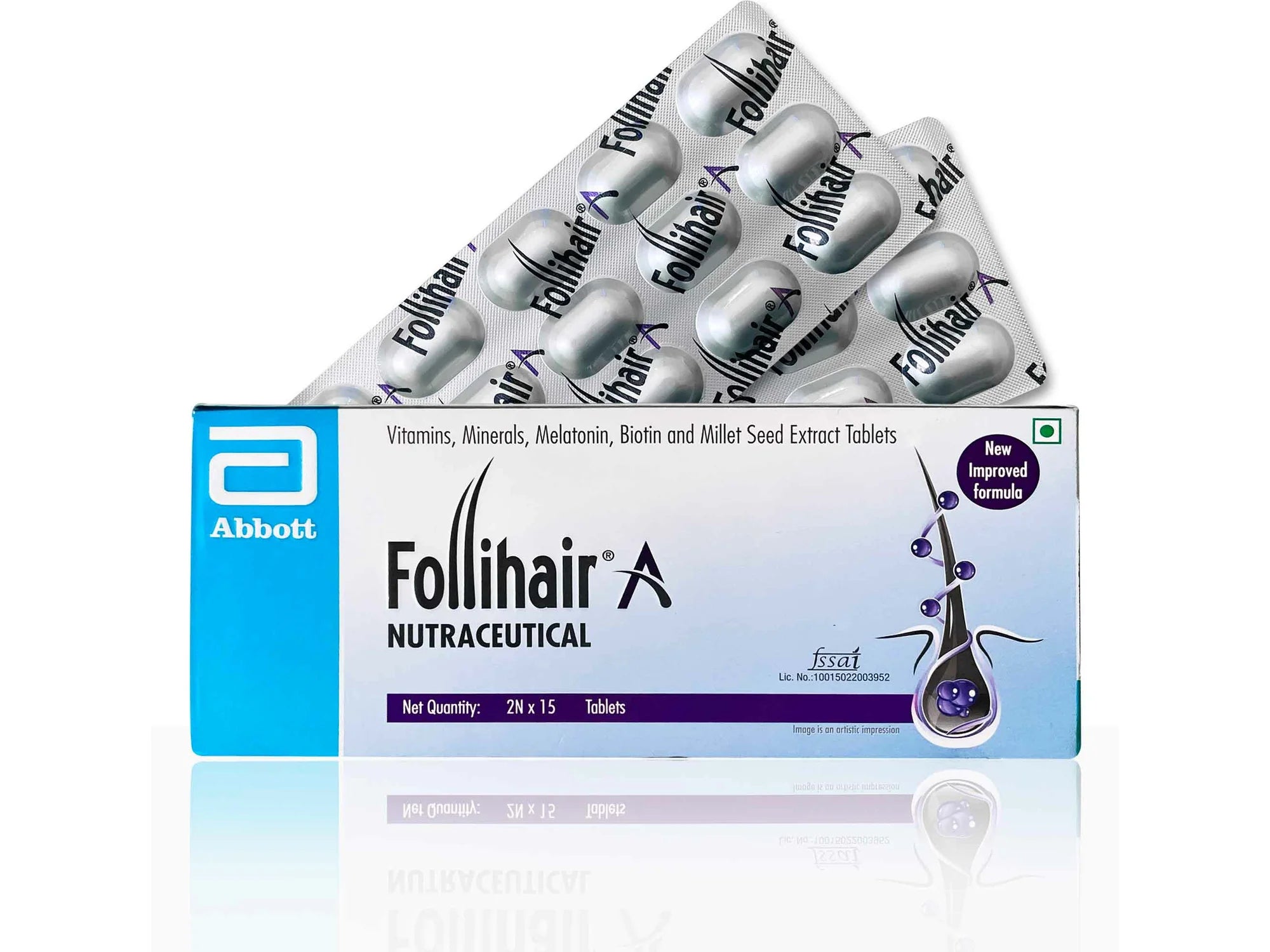 Follihair A Tablet Strip 2 x 15 Tablets (Strip)