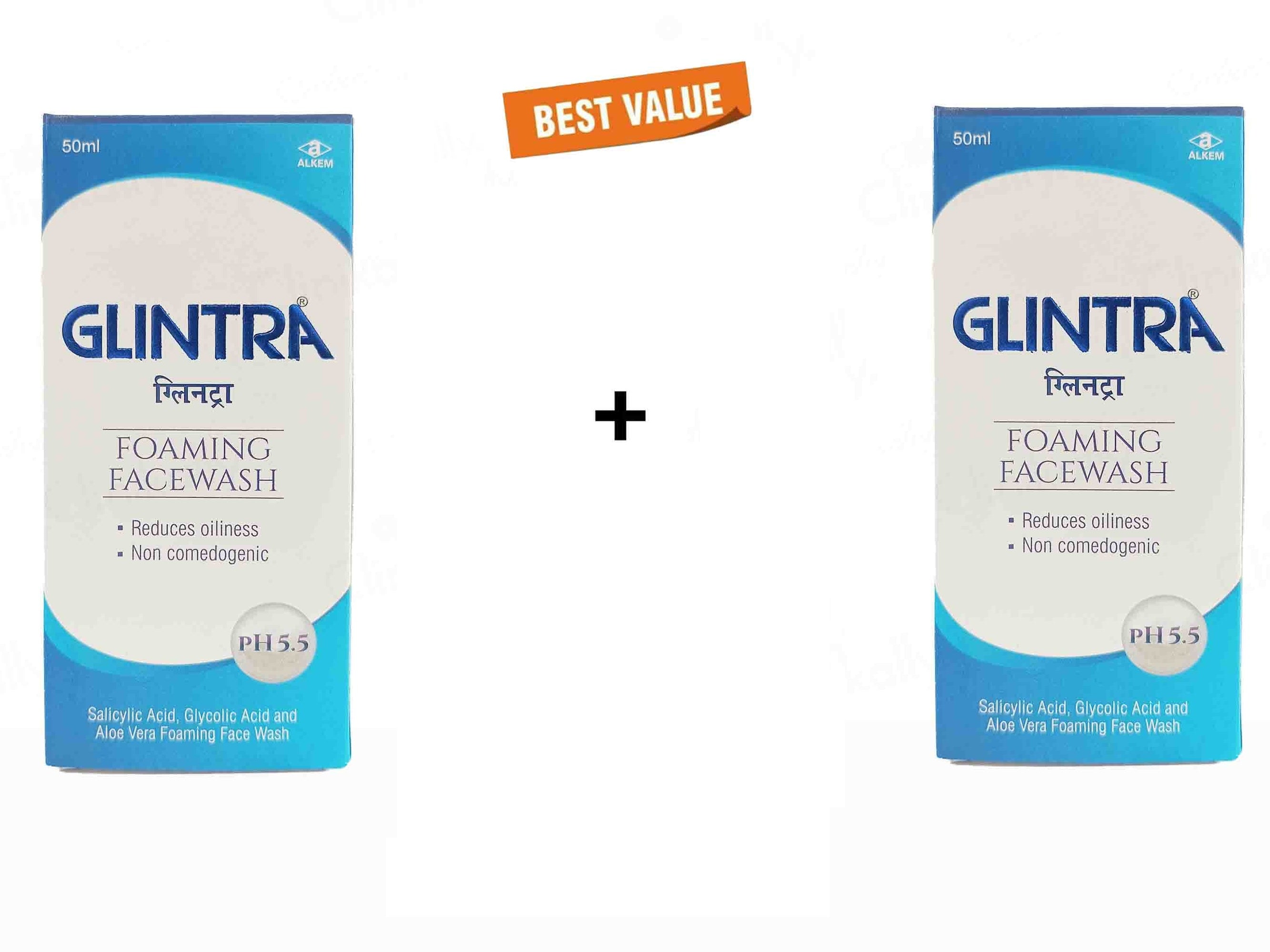 Alkem Glintra Foaming Face Wash 50Ml