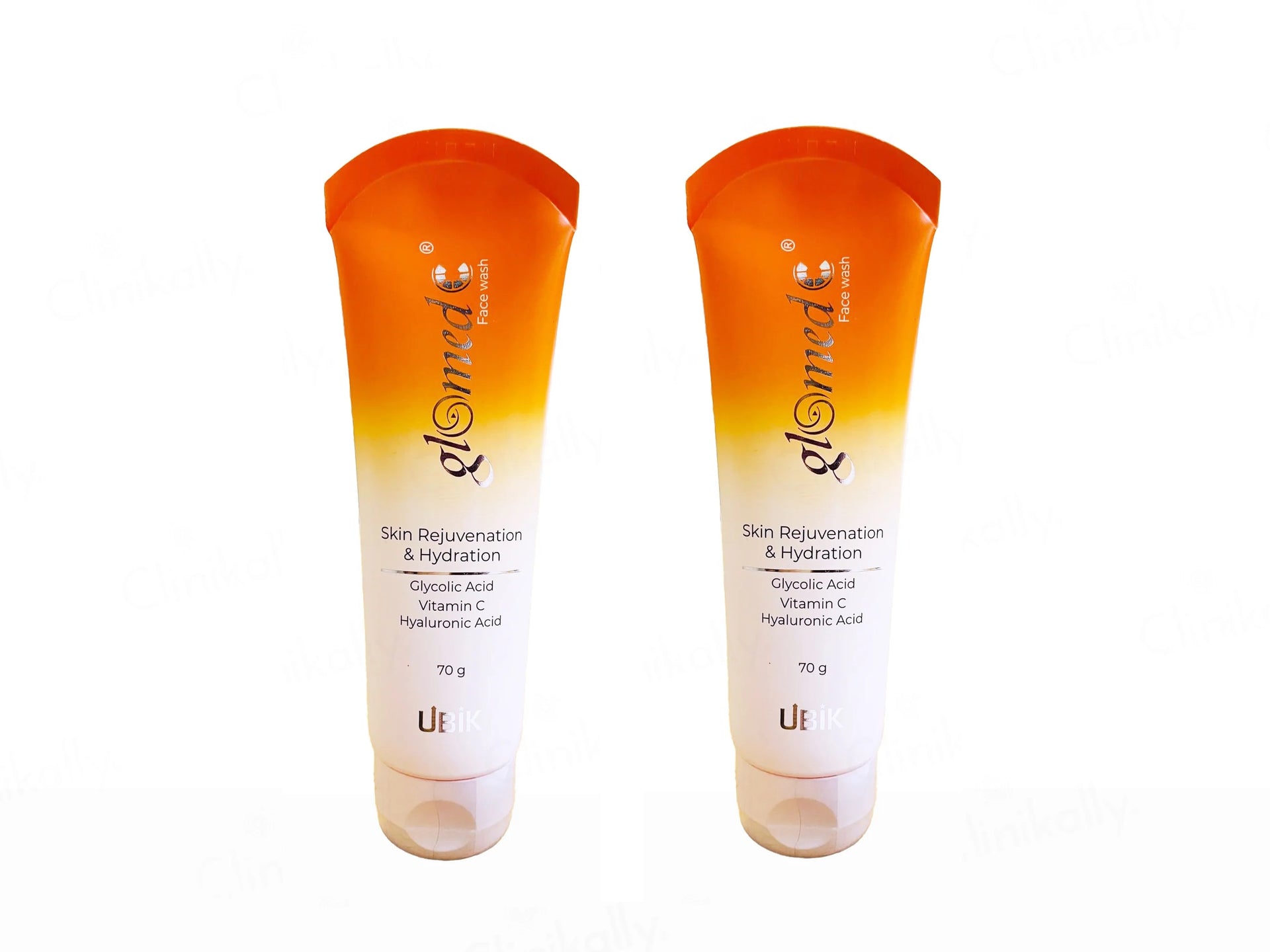 Glomed C Rejuvenating & Skin Lightening Face Wash 70ML Pack Of 2