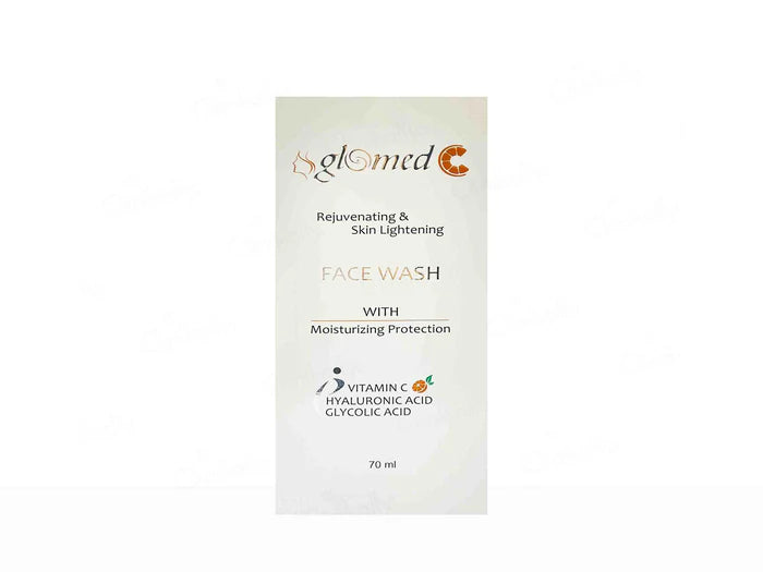 Ethicare Glomed C Rejuvenating & Skin Lightening Face Wash 70ml (Pack of 2) 2*70 ml