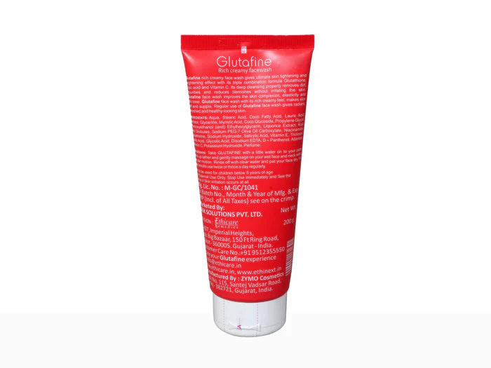 Glutafine Rich Creamy Face Wash 200Gm