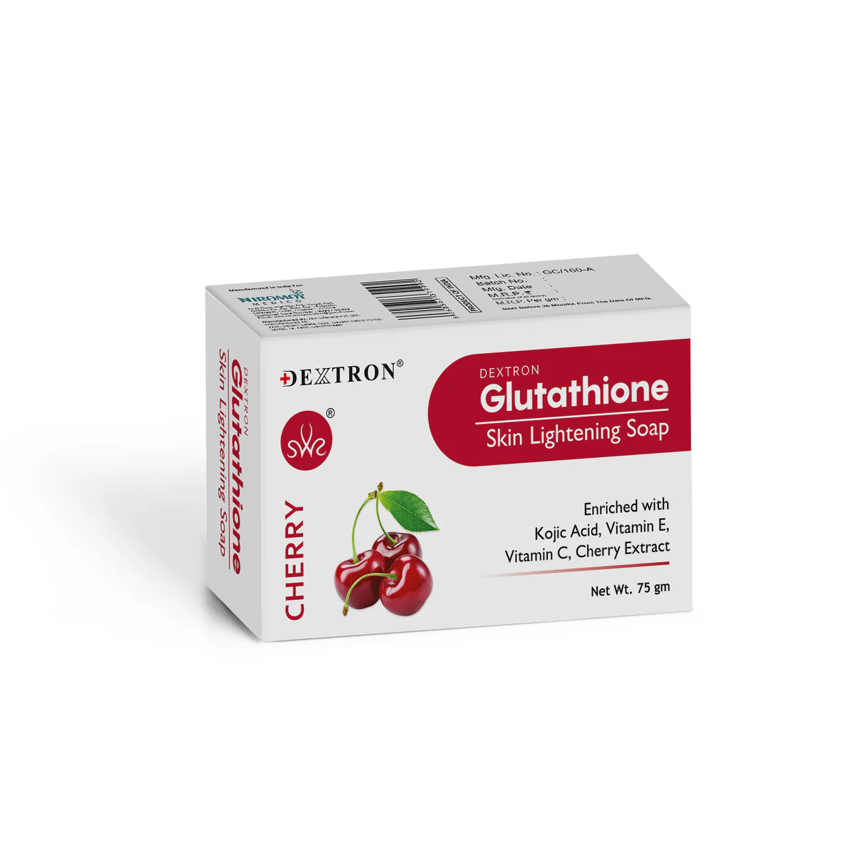 Glutathione Skin Lightening Soap Cherry 75gm