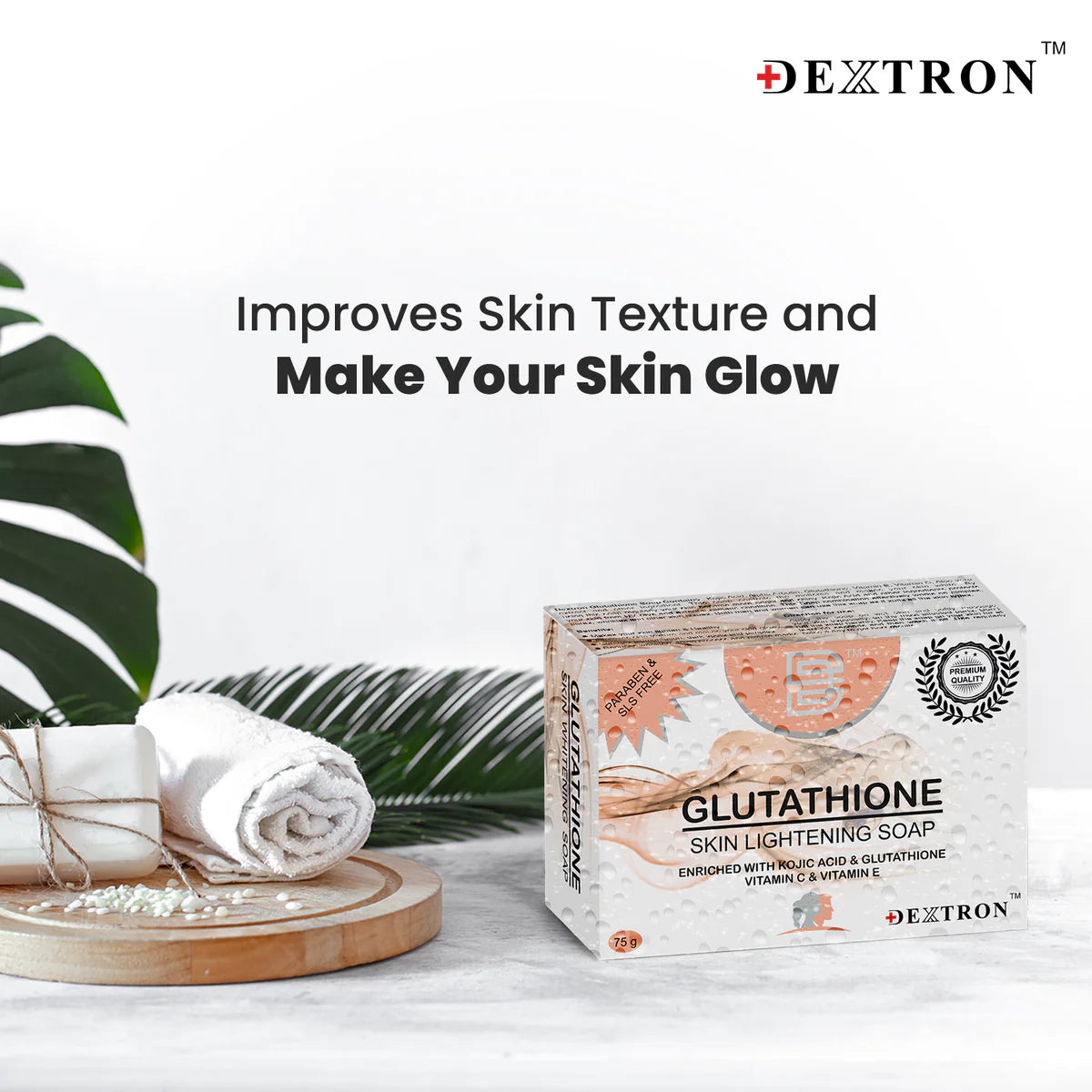 Glutathione Skin Whitening Soap 75Gm