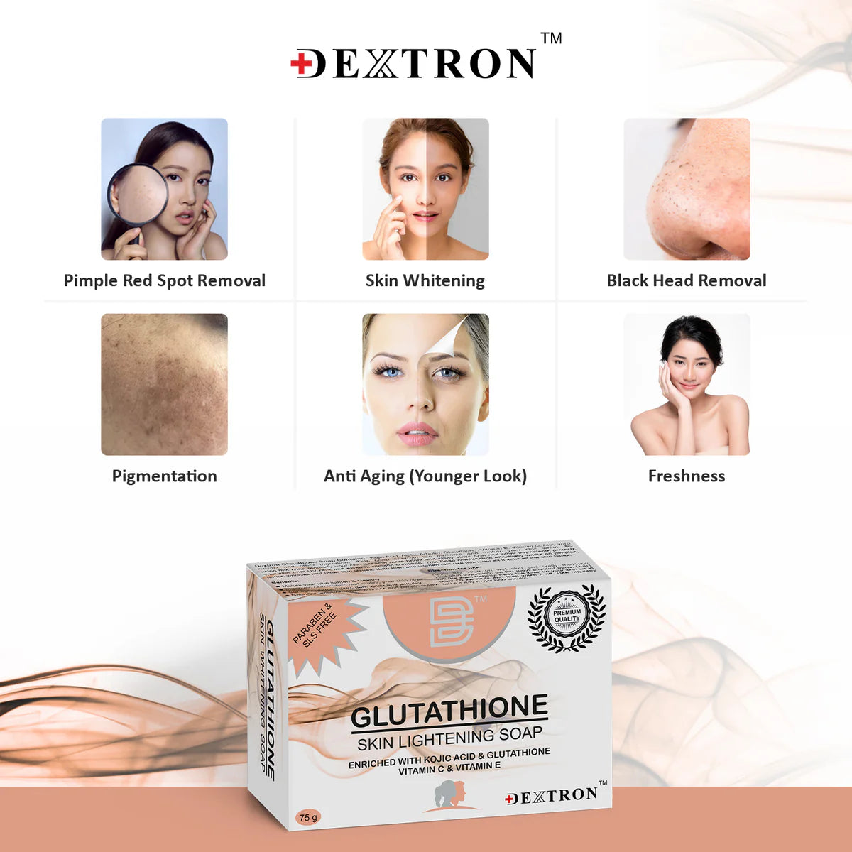 Glutathione Skin Whitening Soap 75Gm