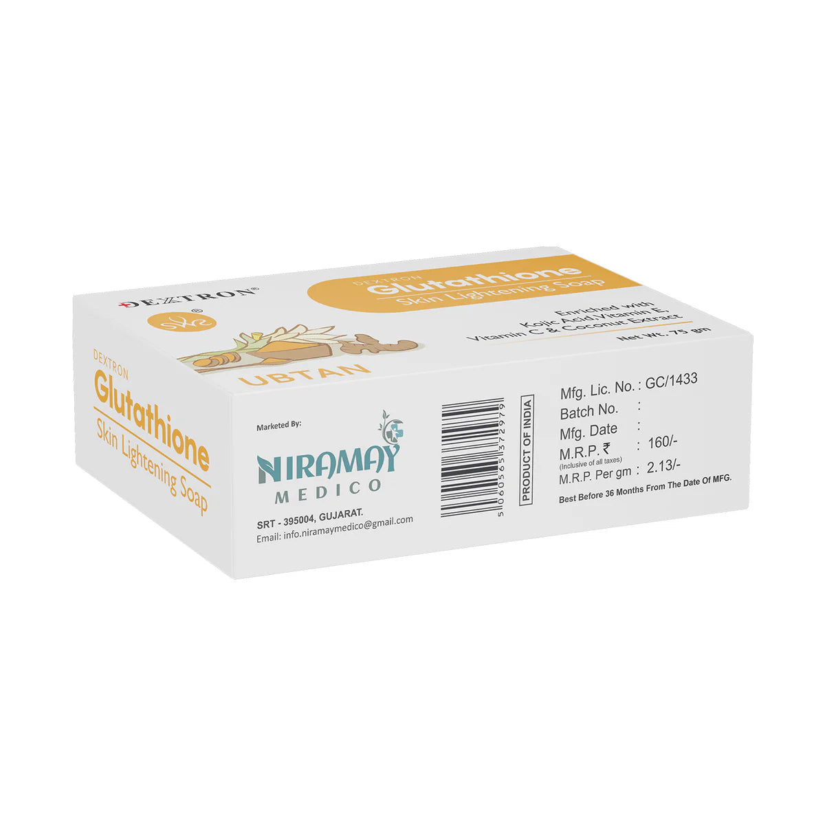 Glutathione Ubtan Soap 75Gm