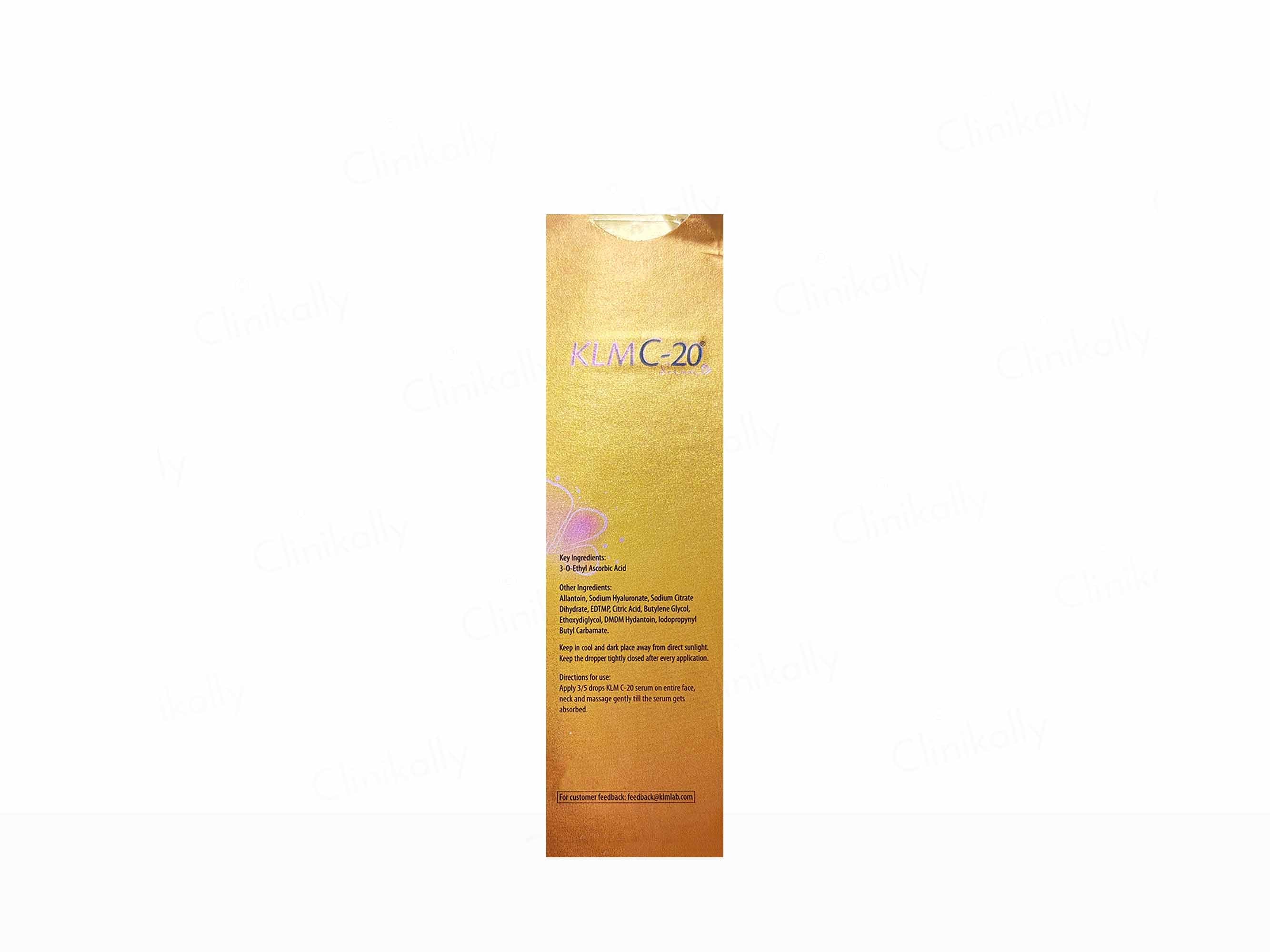 KLM C 20 Vitamin C Serum 15Ml