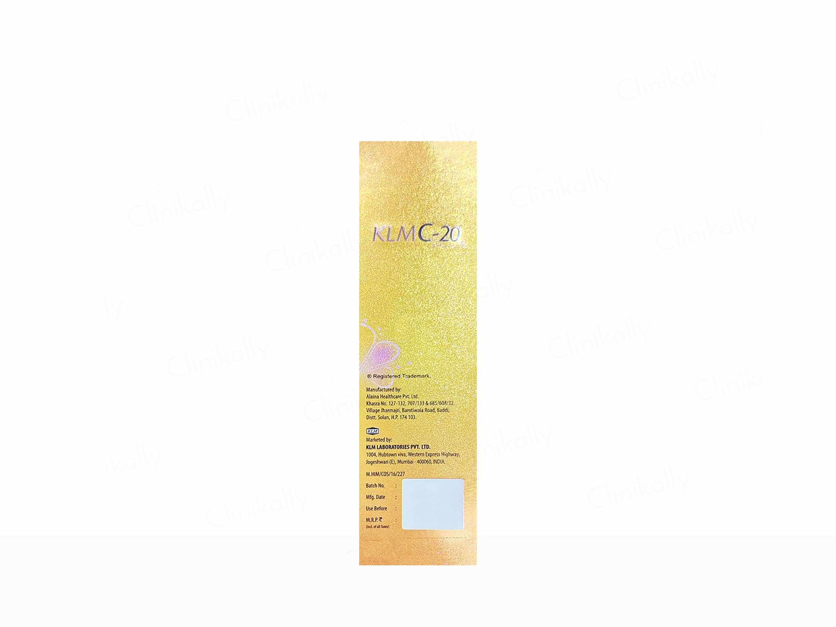 KLM C 20 Vitamin C Serum 15Ml