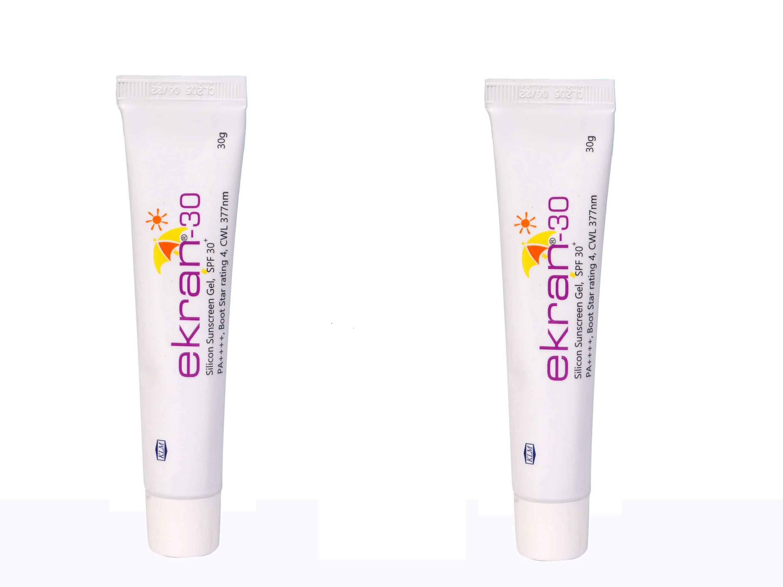 Ekran 30 Silicone Sunscreen Gel 30Gm SPF 30 2 x 30 gm