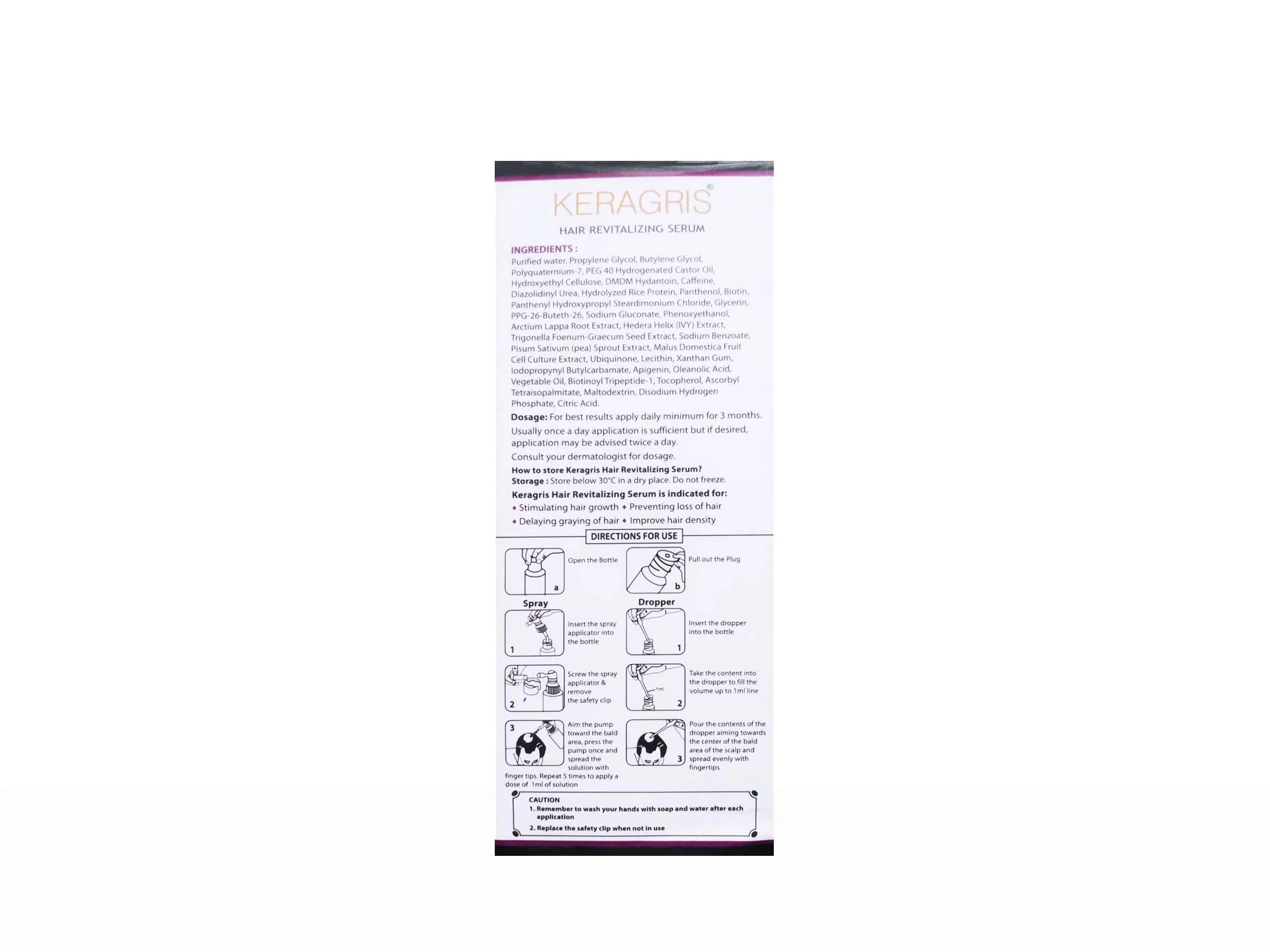 Keragris Hair Revitalizing Serum 60Ml