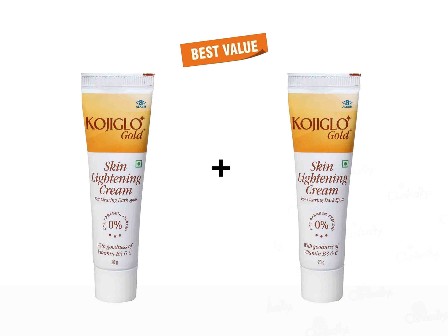 Alkem Kojiglo Gold Skin Lightening Cream 20g (Pack of 2)