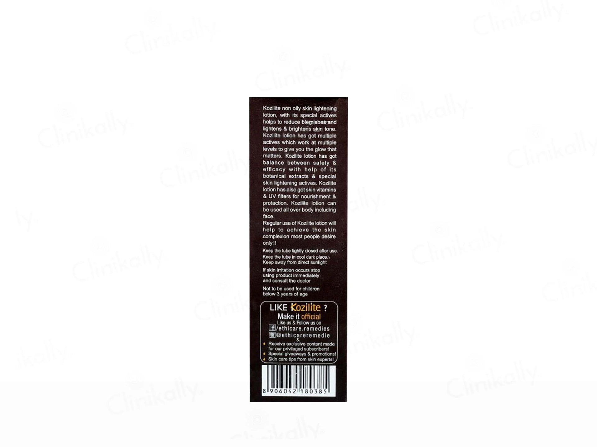 Kozilite Non Oily Skin Lightening Lotion 50Gm Pack OF 2