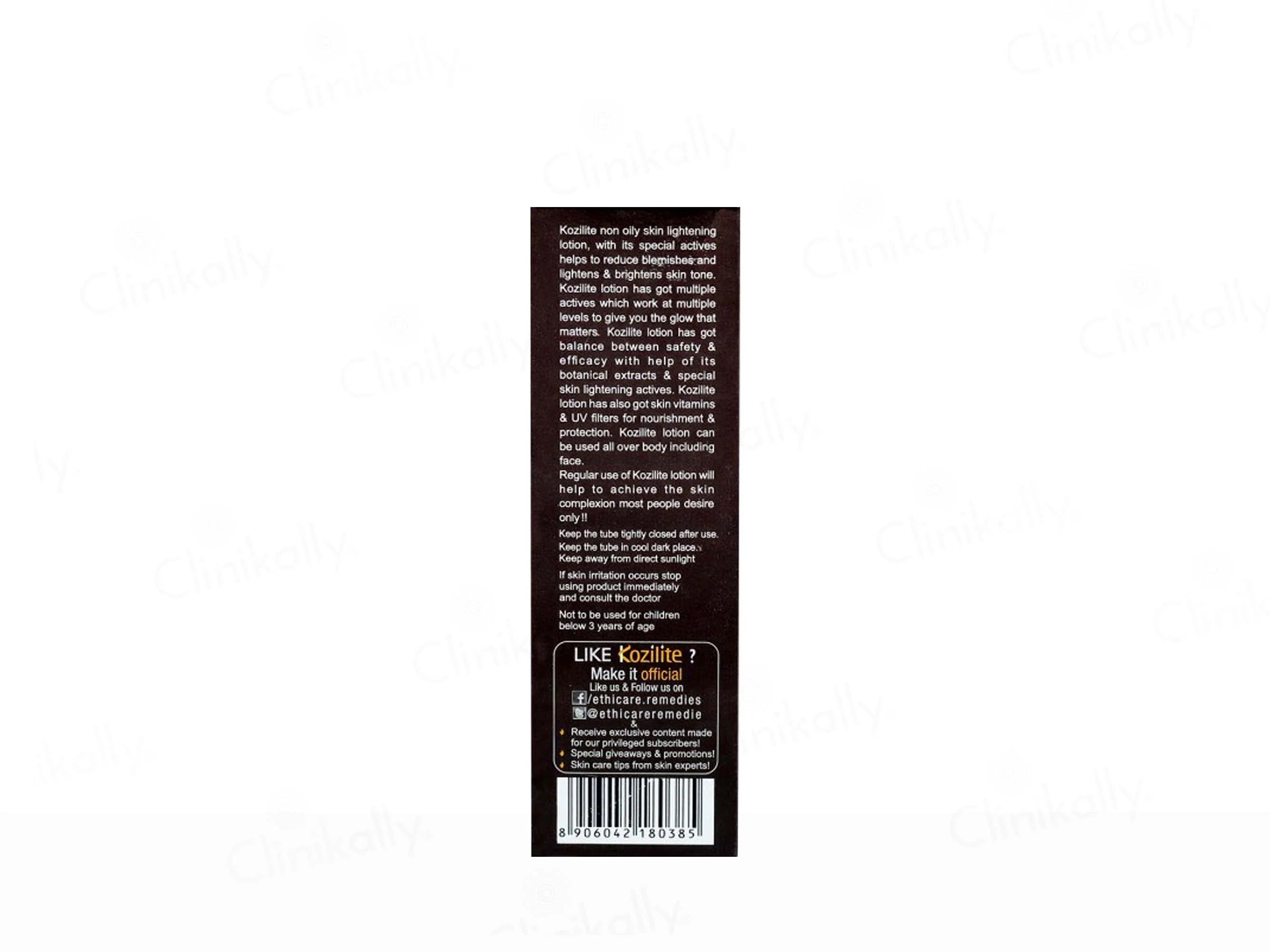 Kozilite Non Oily Skin Lightening Lotion 50Gm Pack OF 2