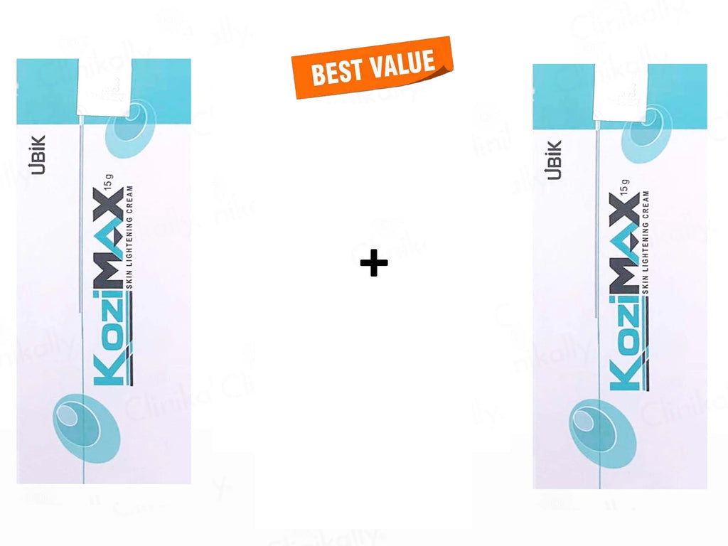 Kozimax Skin Lightening Cream 15Gm Pack OF 2