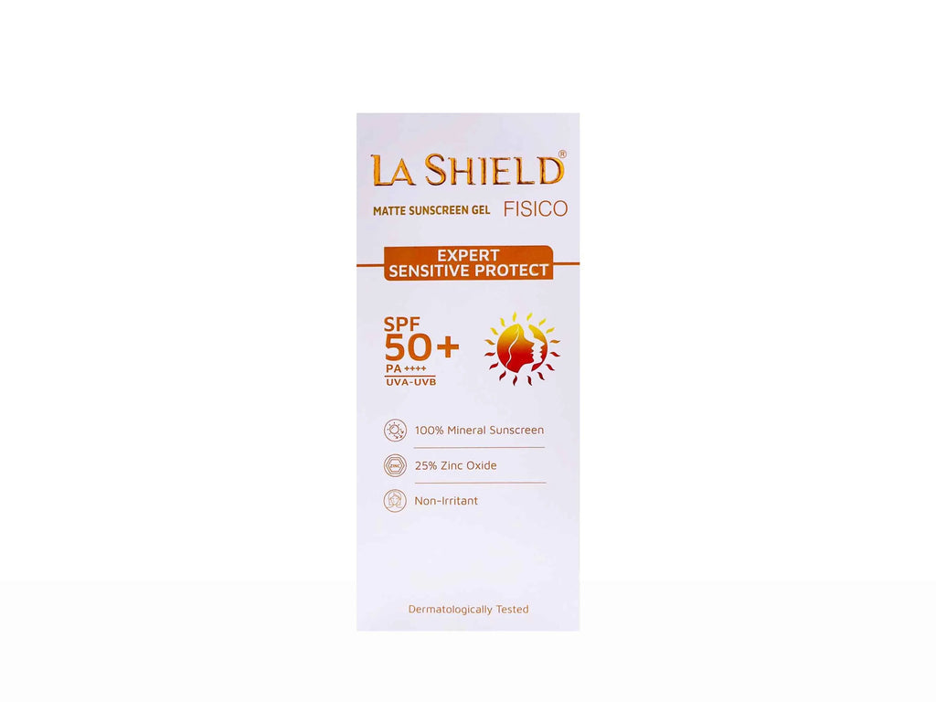 La Shield Fisico Matte Sunscreen Gel SPF 50 PA+++ 50Gm