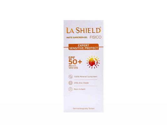 La Shield Fisico Matte Sunscreen Gel SPF 50 PA 50Gm