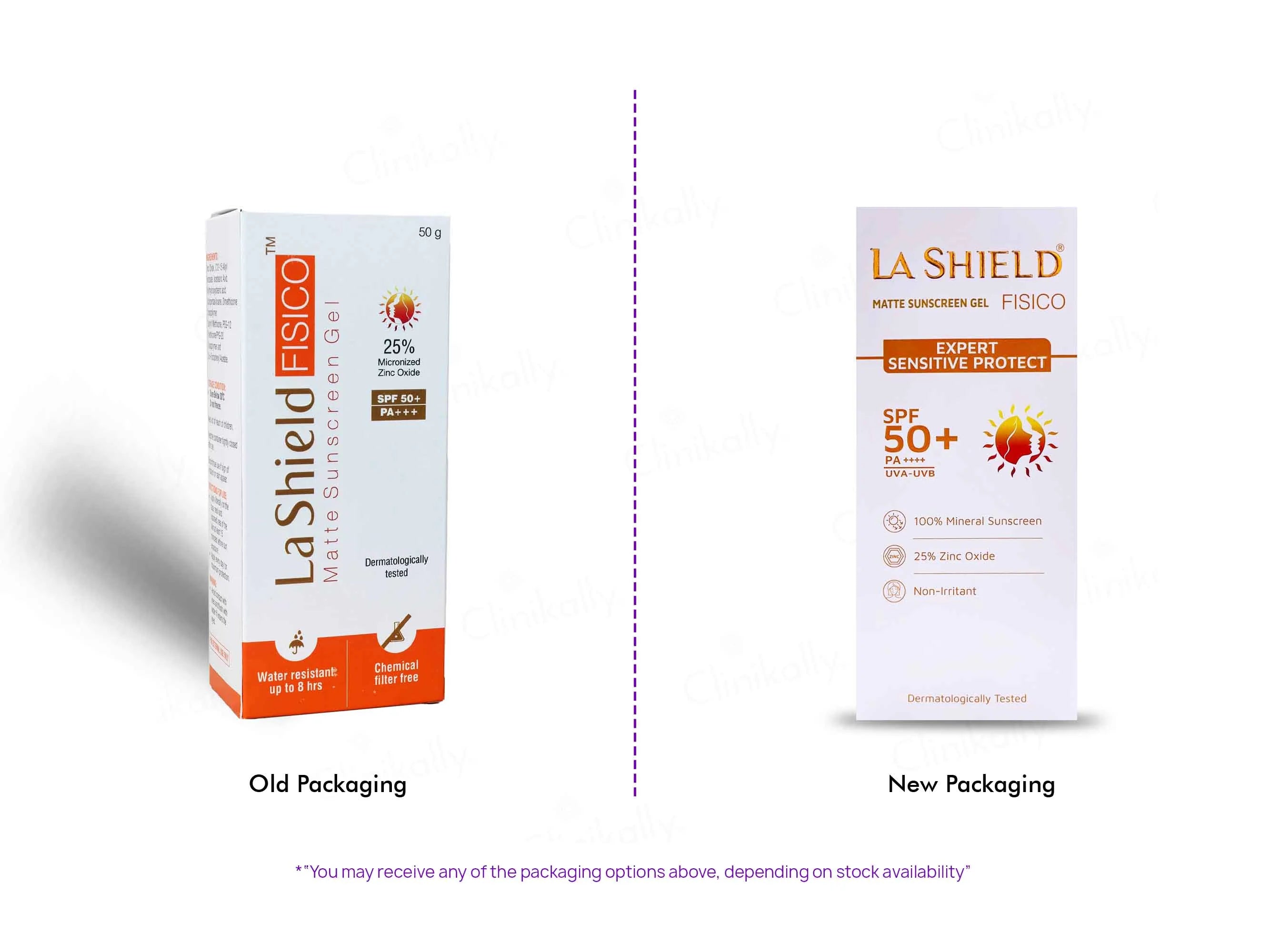 La Shield Fisico Matte Sunscreen Gel SPF 50 PA+++ 50Gm