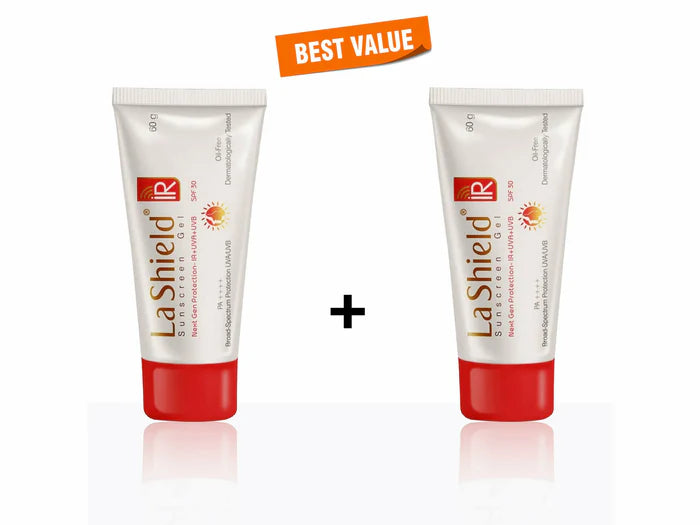 La Shield IR Sunscreen Gel SPF 30 PA Pack Of 2*60 gm