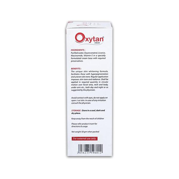 Oxytan Skin Brightening and Lightening Cream 50Gm