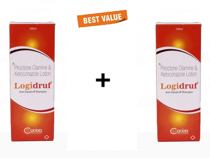 Logidruf Anti Dandruff Shampoo 100Ml Pack Of 2
