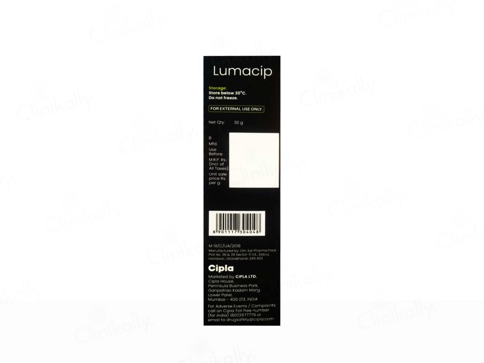 Lumacip Skin Lightening & Brightening Complex 30Gm