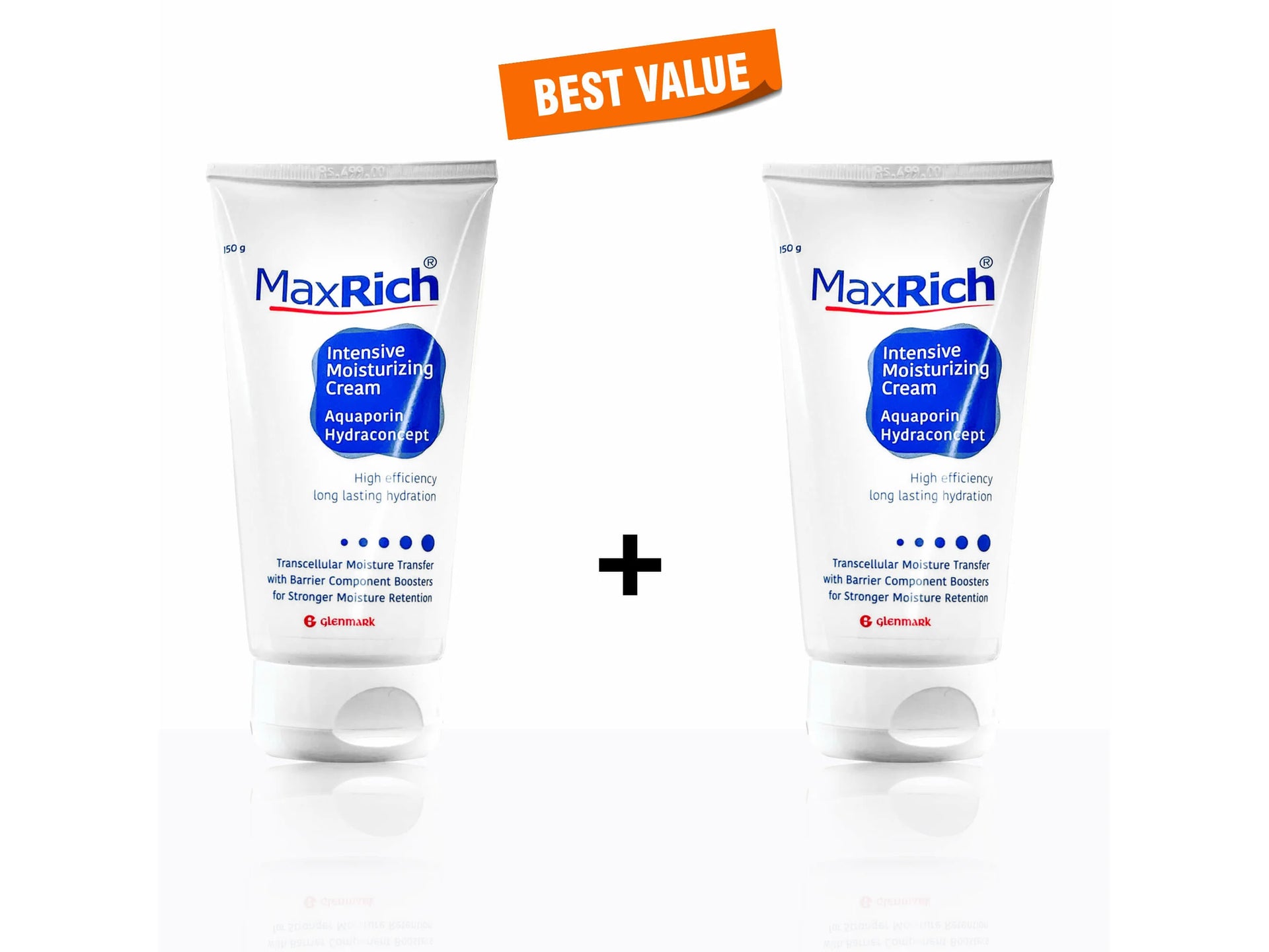 MaxRich Intensive Moisturizing Cream Pack Of 2*150 gm