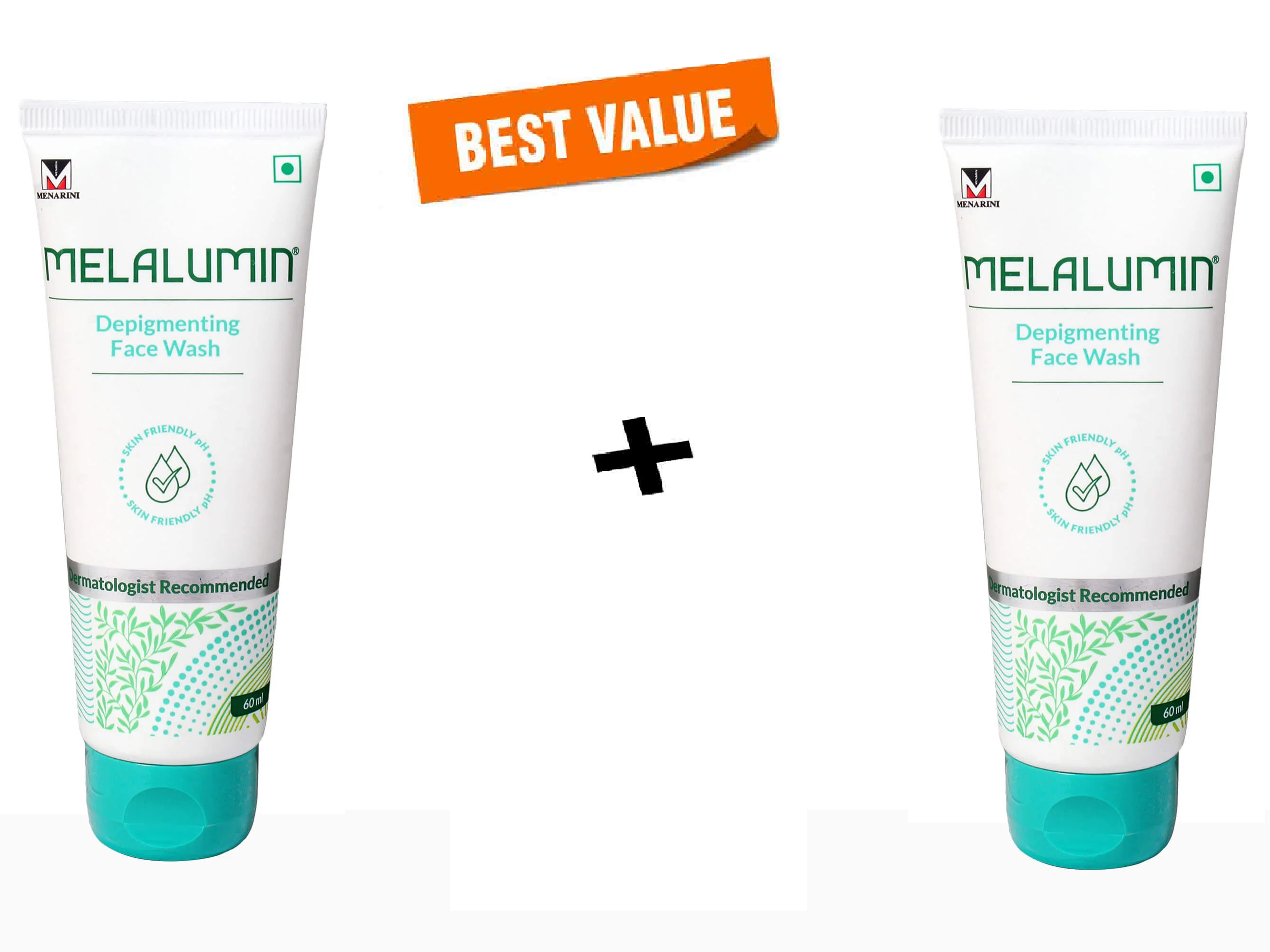 Menarini Melalumin Depigmenting Face Wash 2 x 60 ml