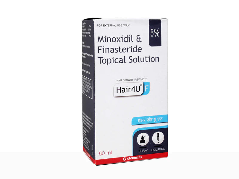 Glenmark Hair 4U F 5% Hair Solution (60ml)