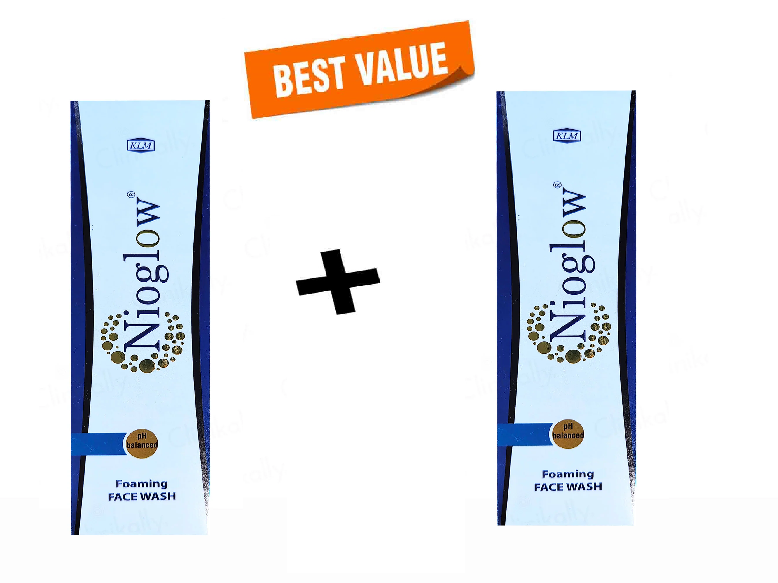 KLM Nioglow Foaming Face Wash 2 x 60 ml