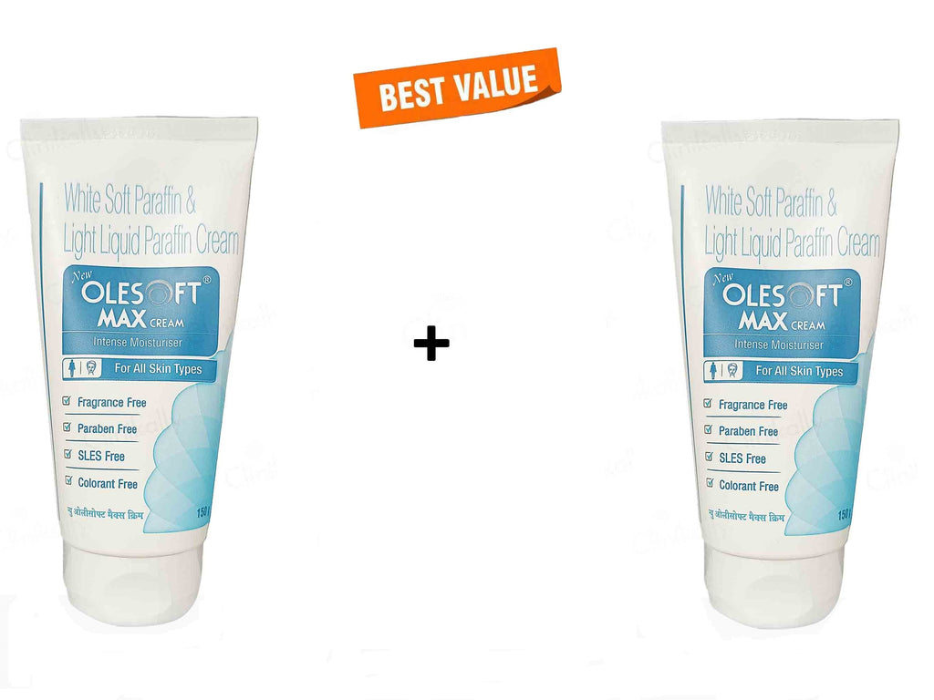 Olesoft Max Cream Intense Moisturiser 150gm Pack Of 2