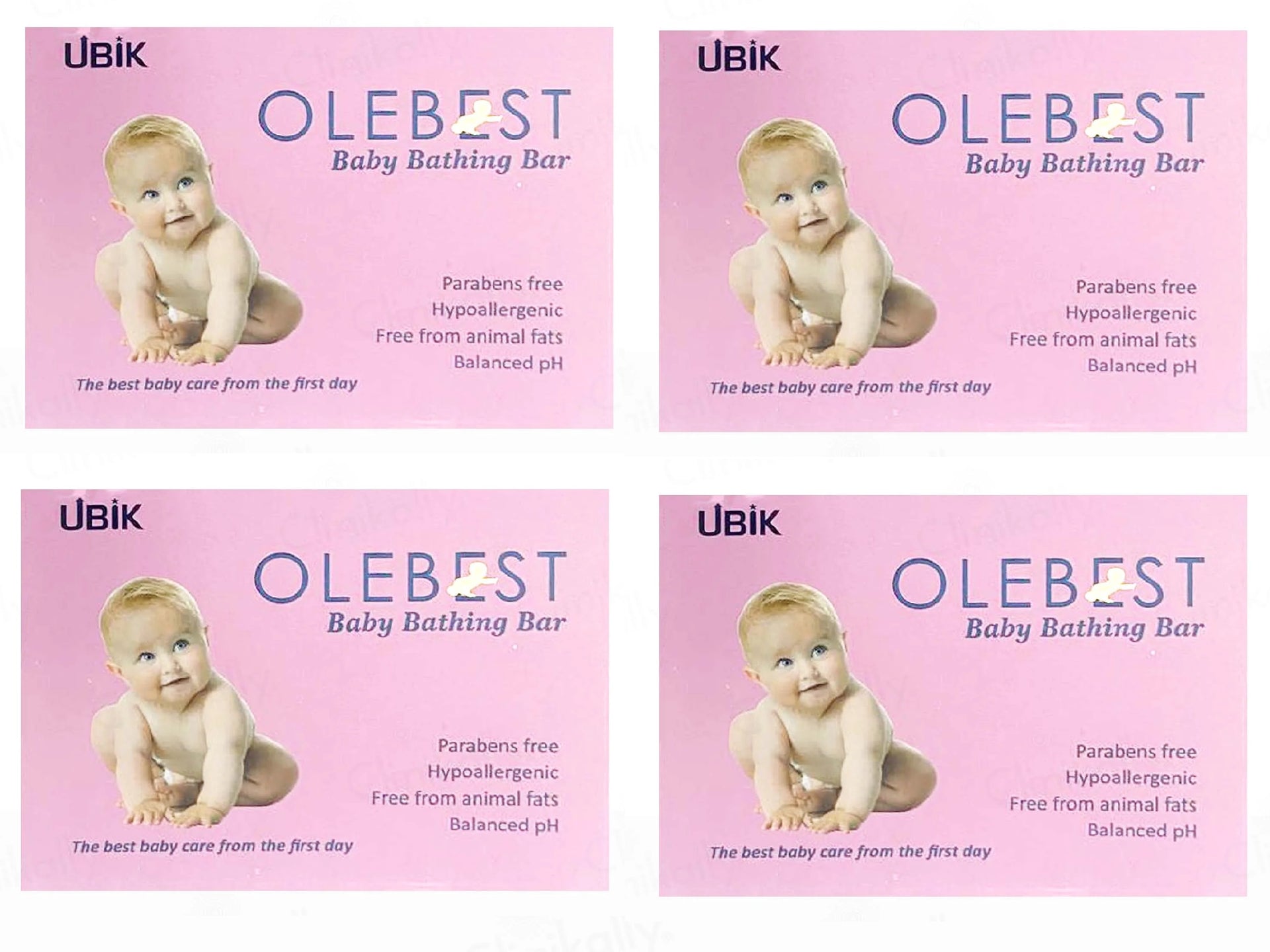 Olebest Baby Bathing Bar 75Gm (Pack Of 4)