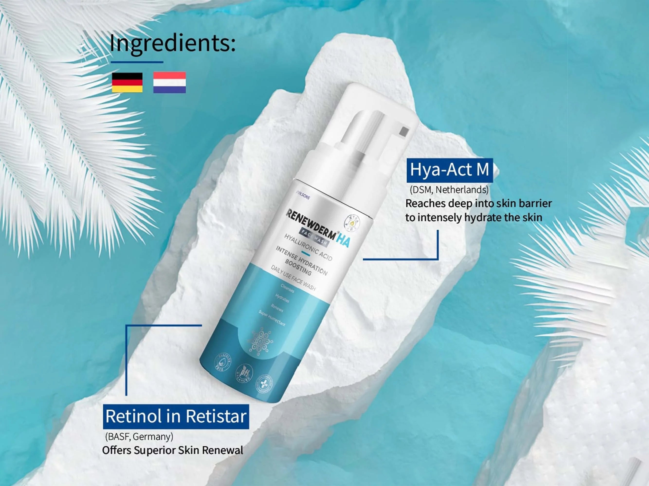 Renewderm HA Face Wash 100Ml