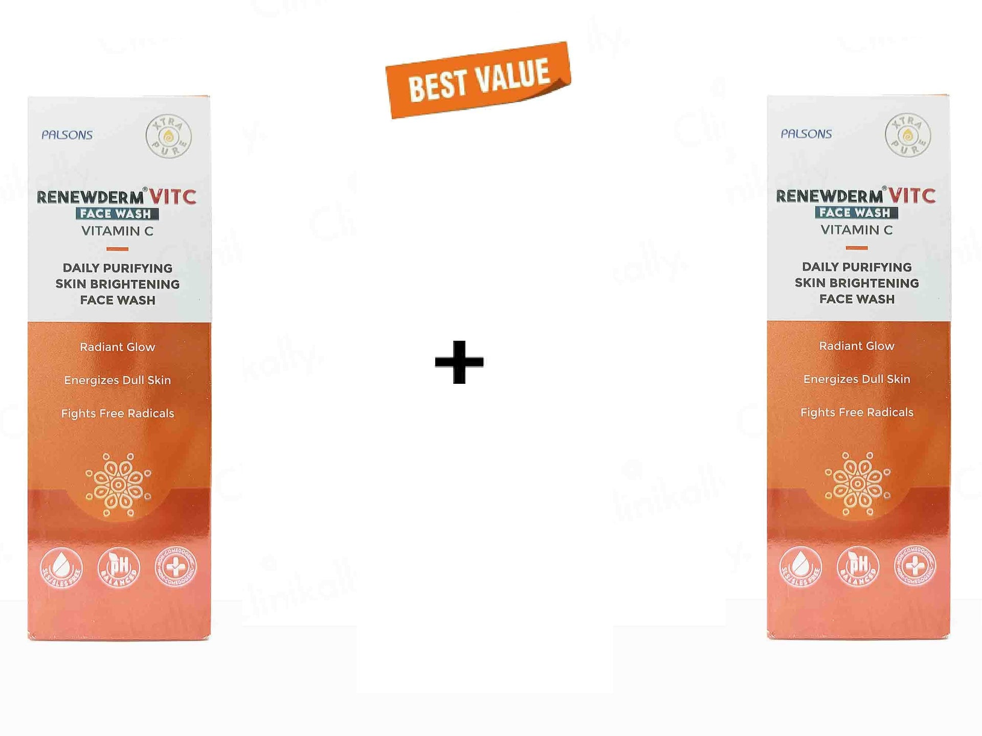 Renewderm Vit C Face Wash 100Ml Pack Of 2