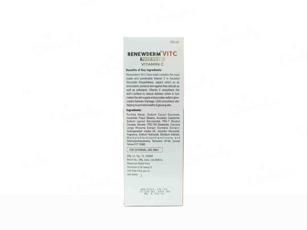 Renewderm Vit C Face Wash 100Ml