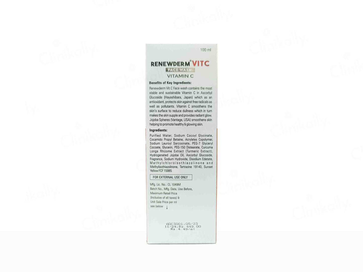 Renewderm Vit C Face Wash 100Ml
