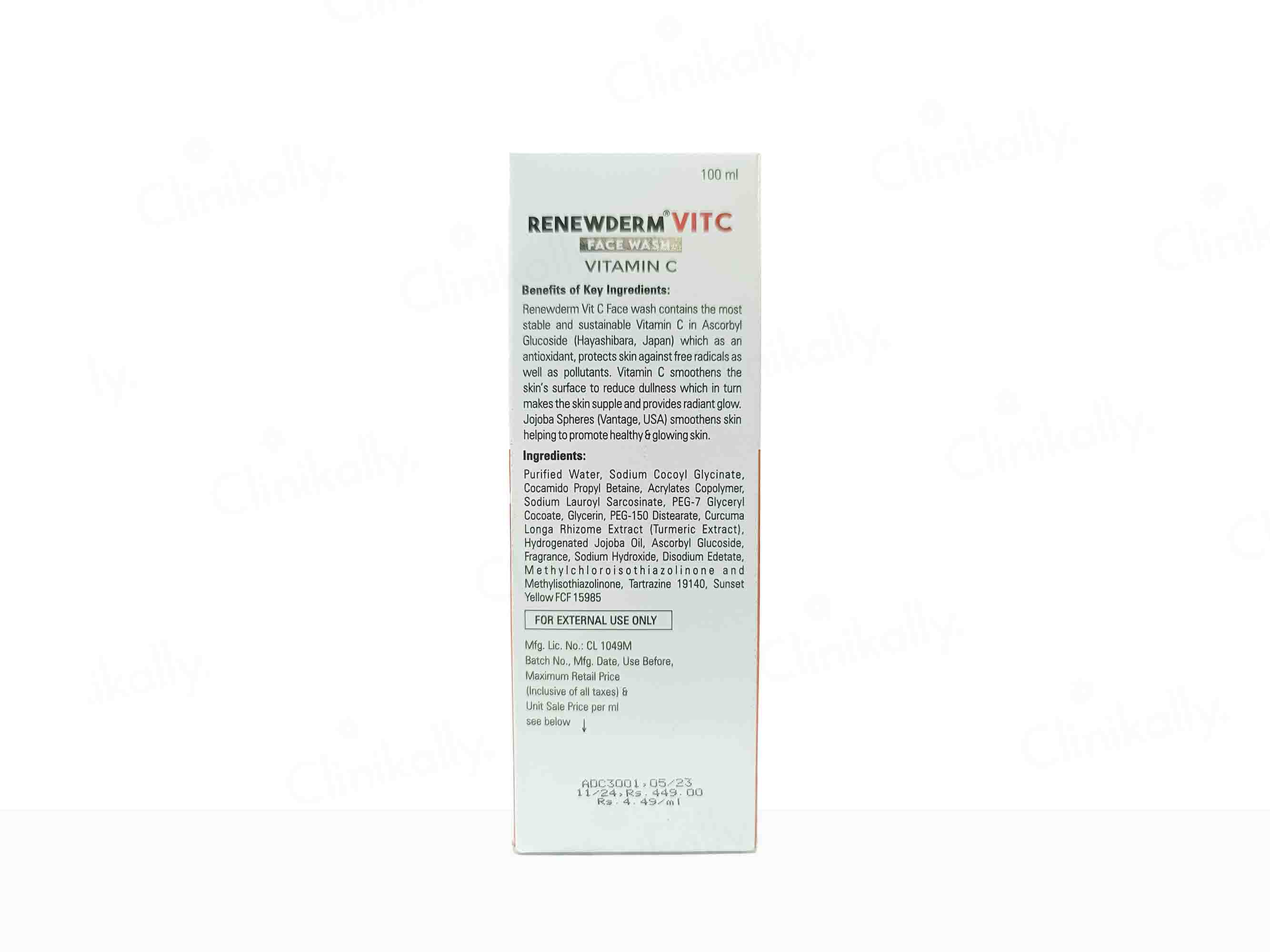 Renewderm Vit C Face Wash 100Ml