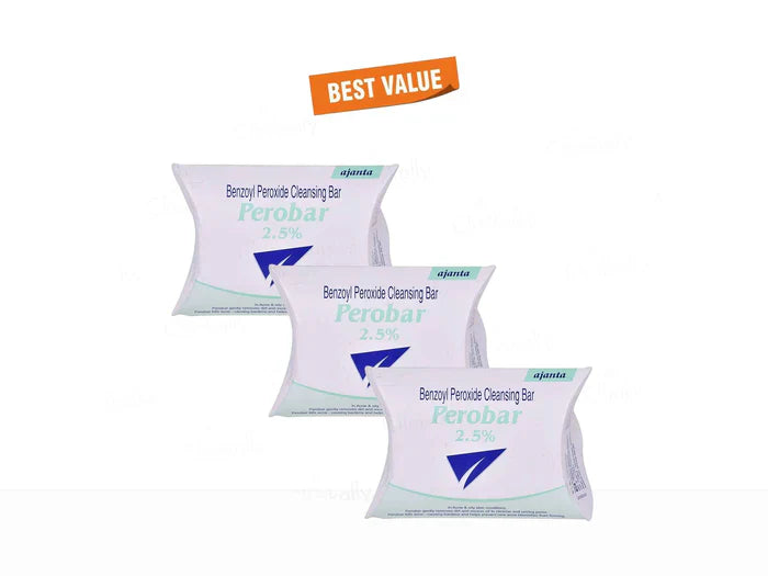 Perobar 2.5& Soap 3 x 75 gm