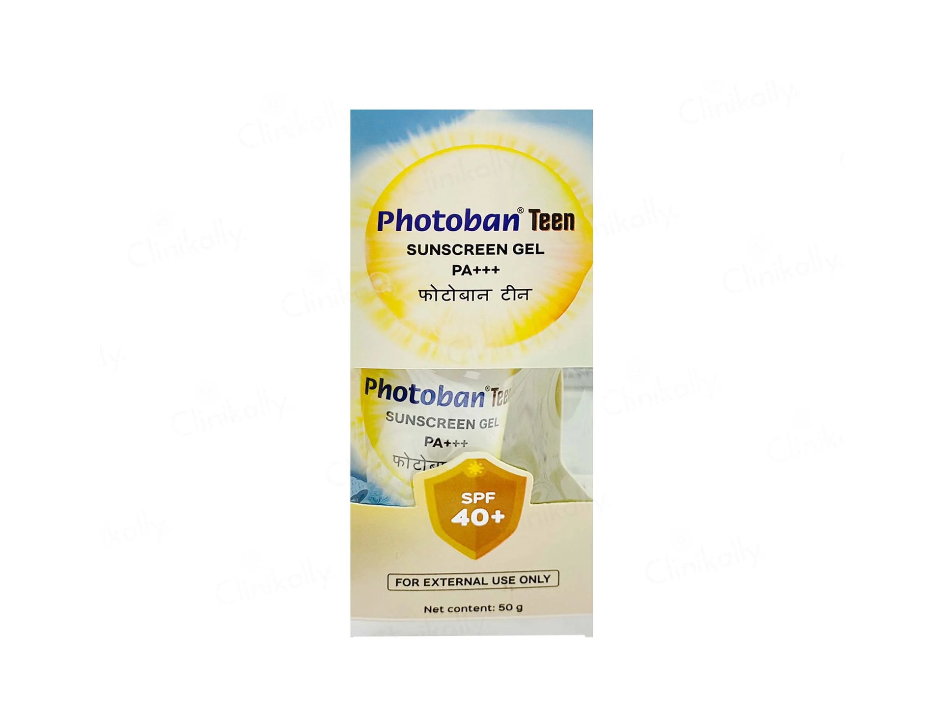 Micro Lab. Photoban Teen Sunscreen Gel SPF 40+ PA+++ 50 gm