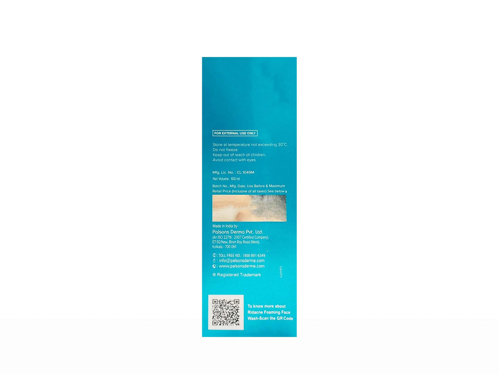 Ridacne Foaming Face Wash 100Ml