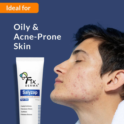 Fixderma Salyzap Lotion For Acne Night Time 20Ml Pack Of 2