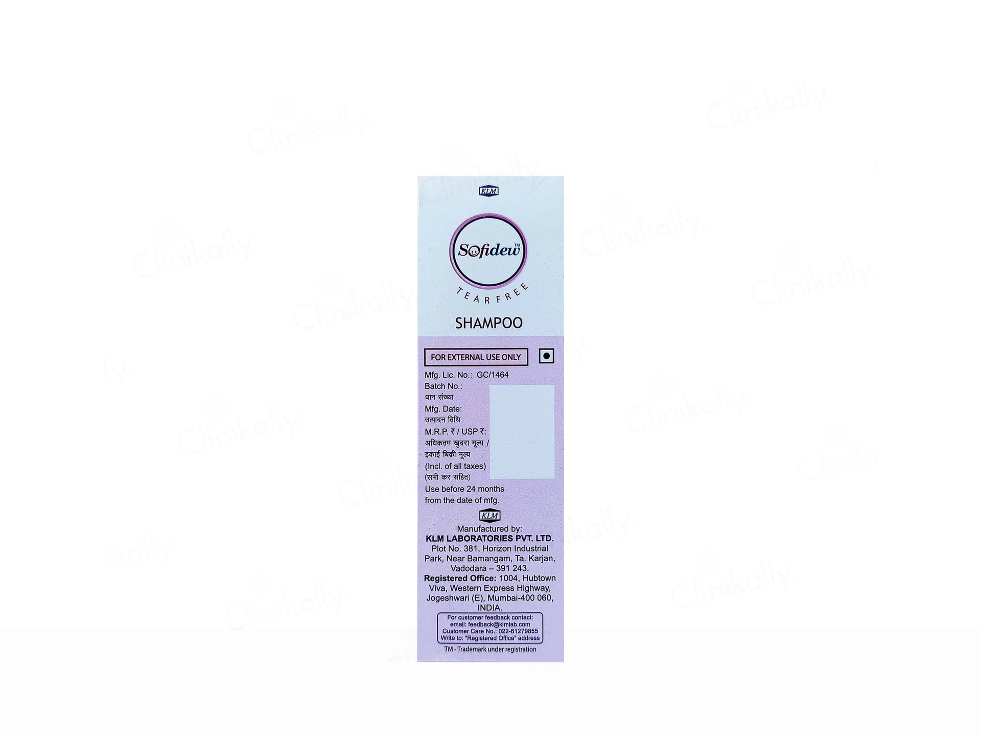 Sofidew Baby Shampoo 100Ml Pack Of 2