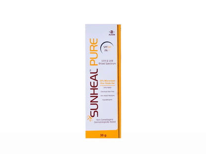 Sunheal Pure Zinc Oxide Sunscreen Gel 30Gm