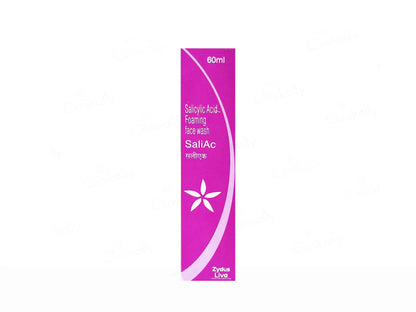 Saliac Foaming Face Wash 60Ml (Pack Of 2)