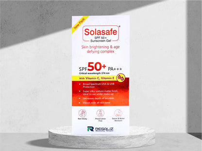 Regaliz Solasafe SPF 50+ Silicone Sunscreen Gel