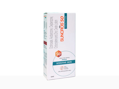 Suncros Aqua Lotion SPF 50 (60Ml) Pack Of 2