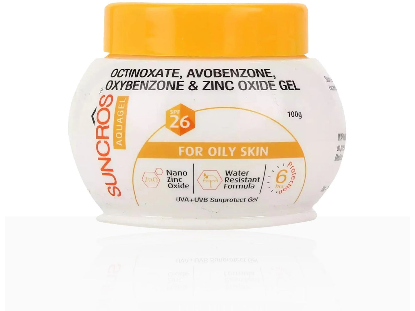Suncros AquaGel Sunscreen SPF 26 Pack Of 2 (100Gm)