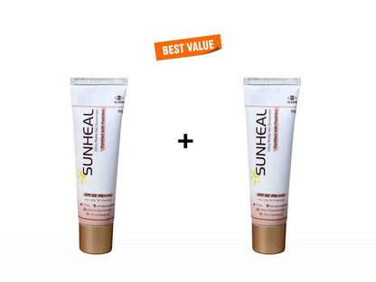 Sunheal Ultra Matte Gel Sunscreen SPF 50 PA 50Gm Pack Of 2