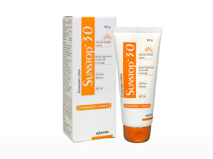 Ajanta Sunstop 30 Sunscreen Lotion SPF 30 60G